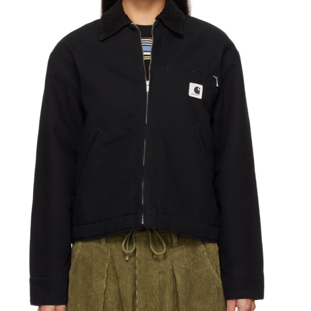 Carhartt WIP Detroit jacket. Black and lined.